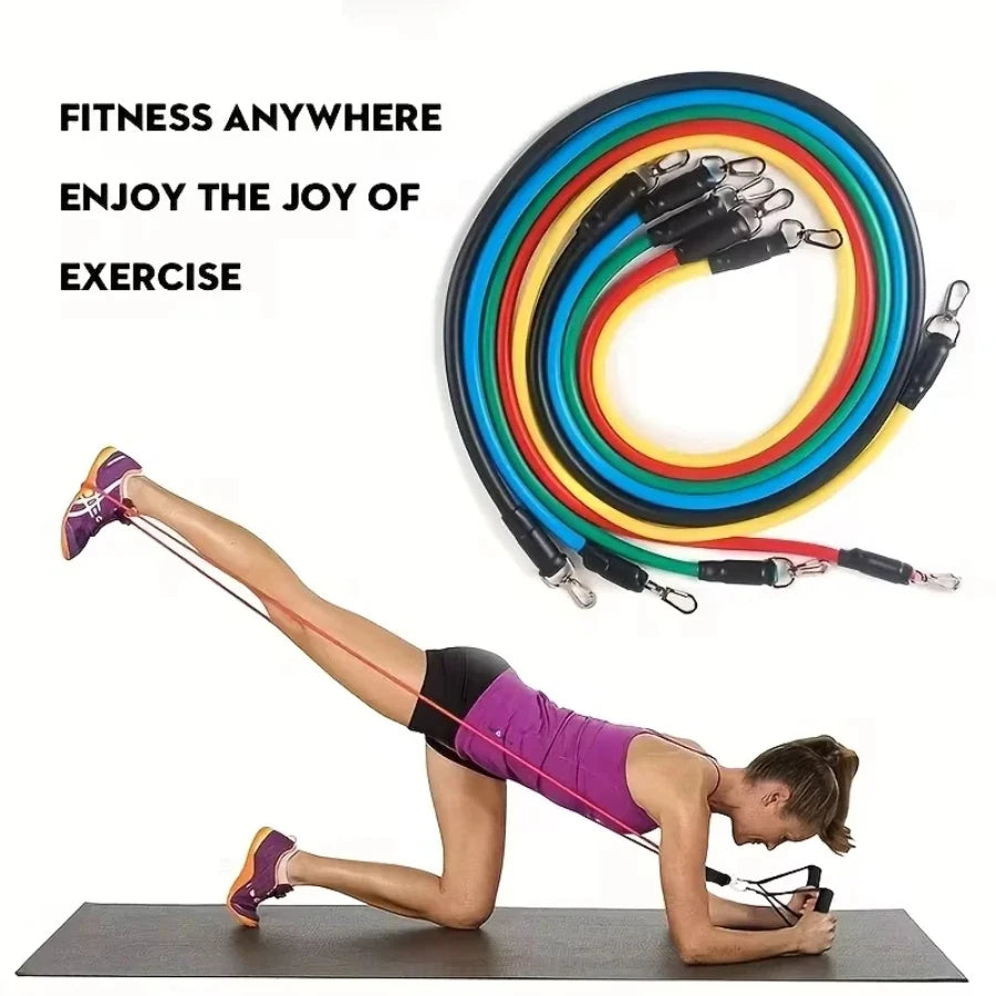 Resistance Bands Set Of 11 PCS Home Workout