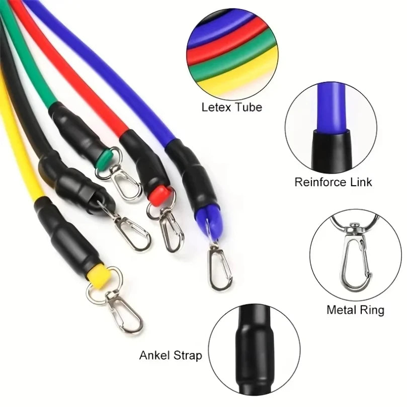 Resistance Bands Set Of 11 PCS Home Workout