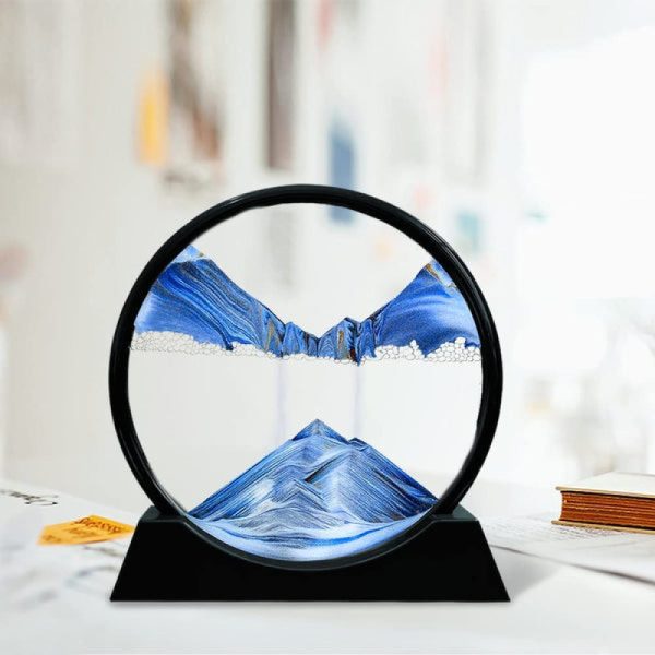 GlowSand™ 3D LED Quicksand Art Lamp – RGB Sandscape Night Light Lamp
