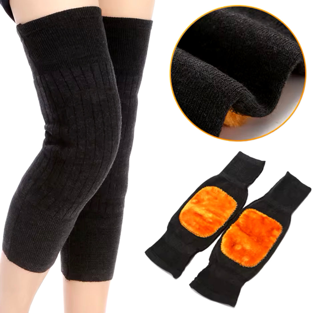 Knee Warmer Pads 1 Pair ( 2 PCs)
